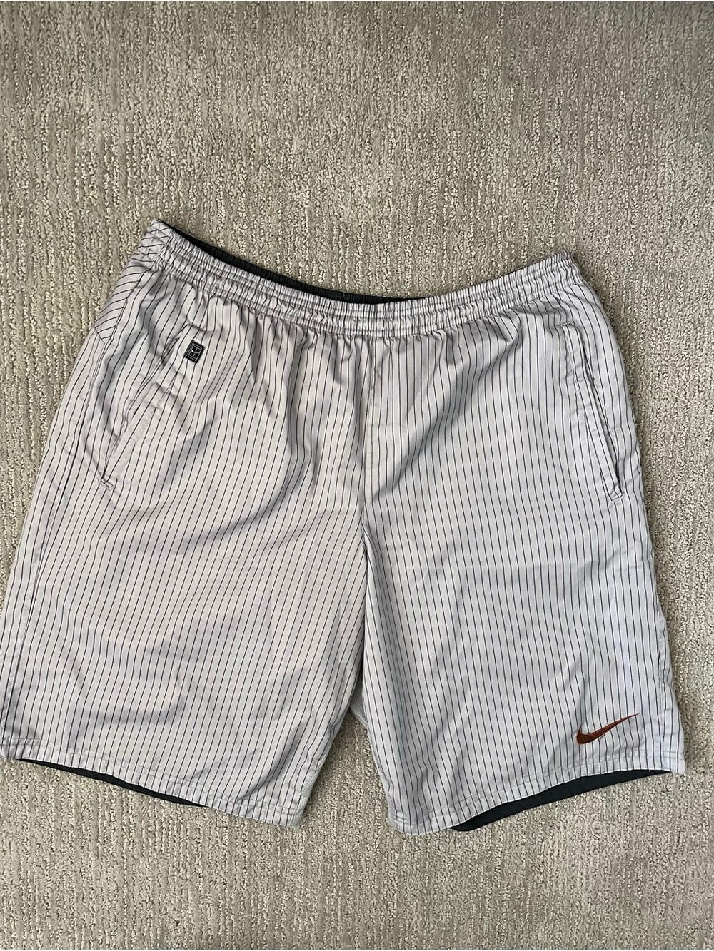 Rare reversible Nike athletic shorts with drawstring
